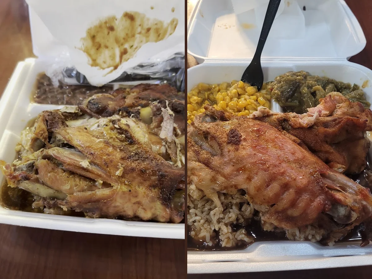Comfort food served in simple restaurant portions.